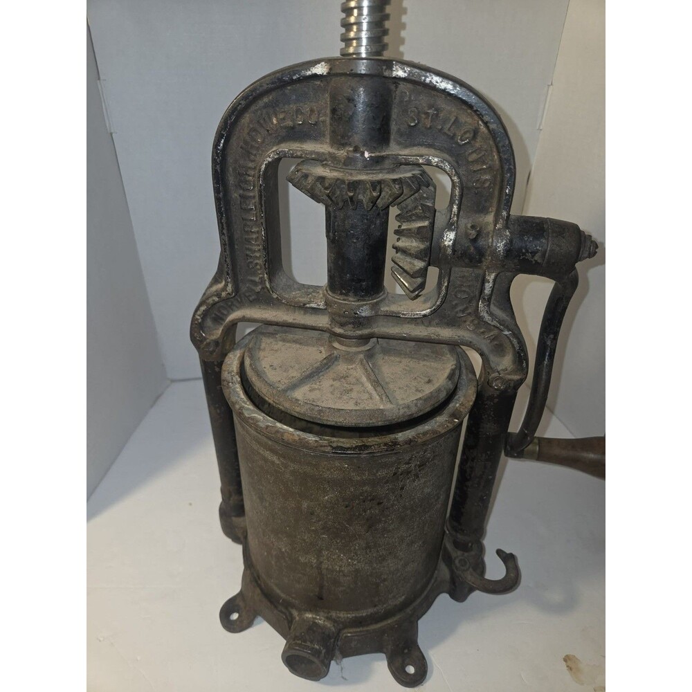 Enterprise No.25 Cast Iron Lard/Fruit Press & Sausage Stuffer – Philadelphia USA